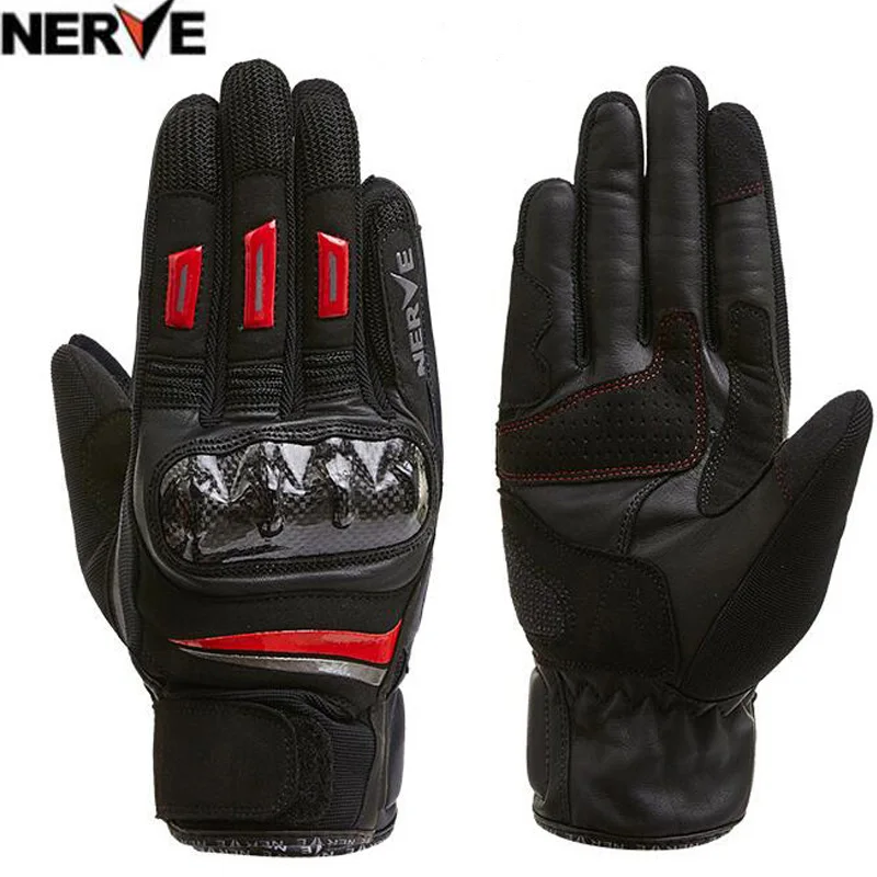 Новинка лета 2019 Перчатки для мотоциклистов из углеродного волокна с сенсорным
