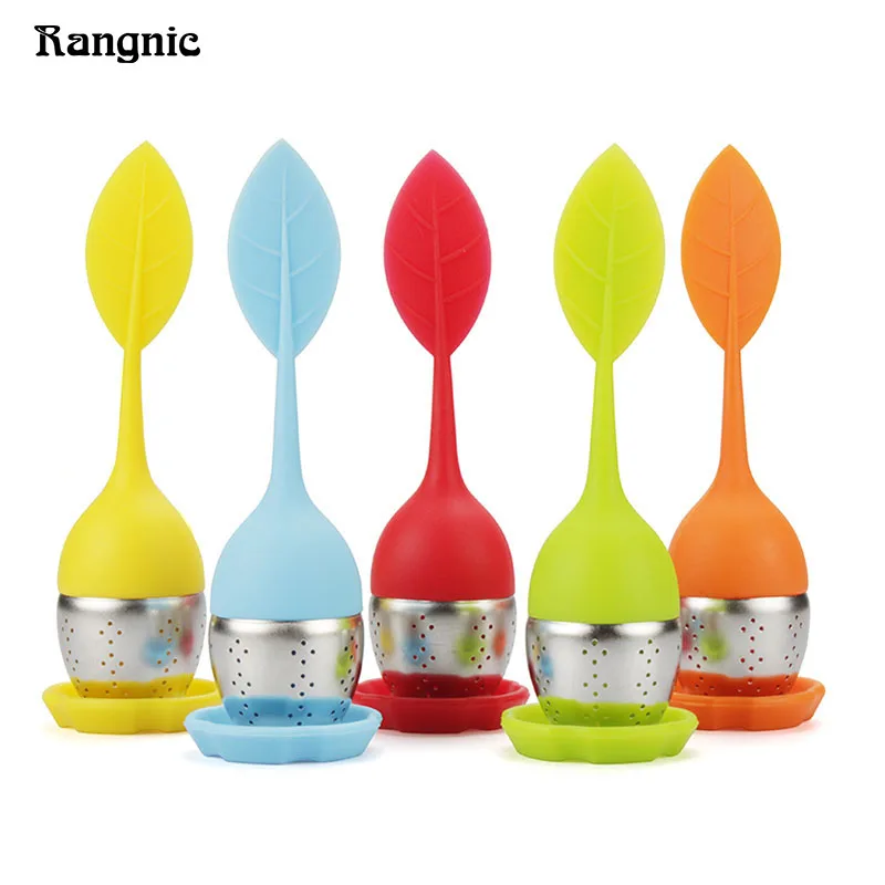 Rangnic Чай сумки для заварки силикона фильтр многоразовые с падения лоток новинка