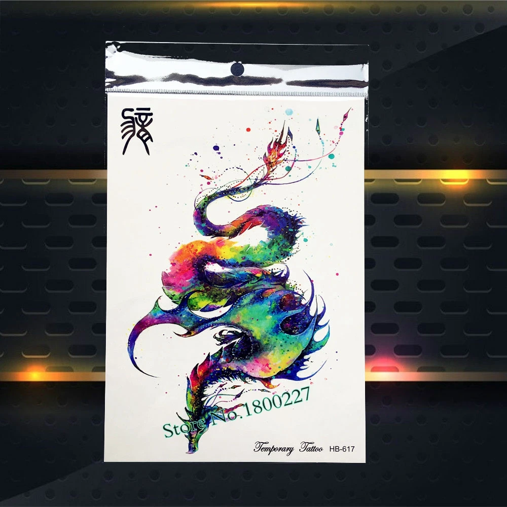 1 шт. Китайские известные люди Гуань Ю рыцарь временная татуировка мужские боди