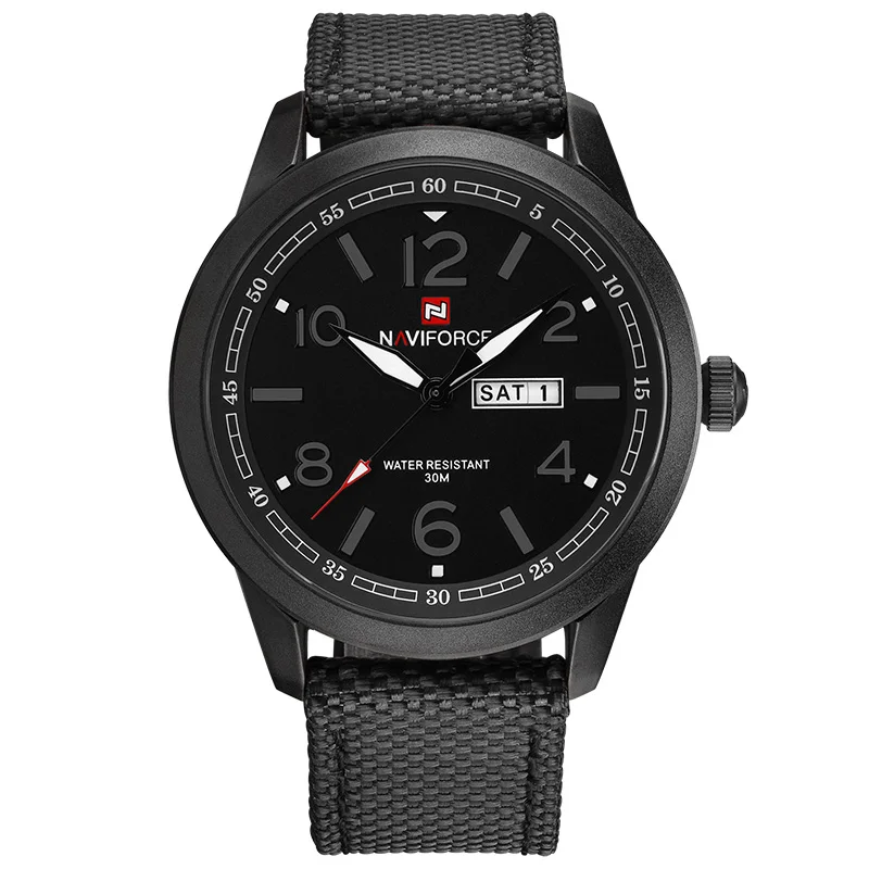 Часы наручные NAVIFORCE Мужские кварцевые модные брендовые Роскошные спортивные с