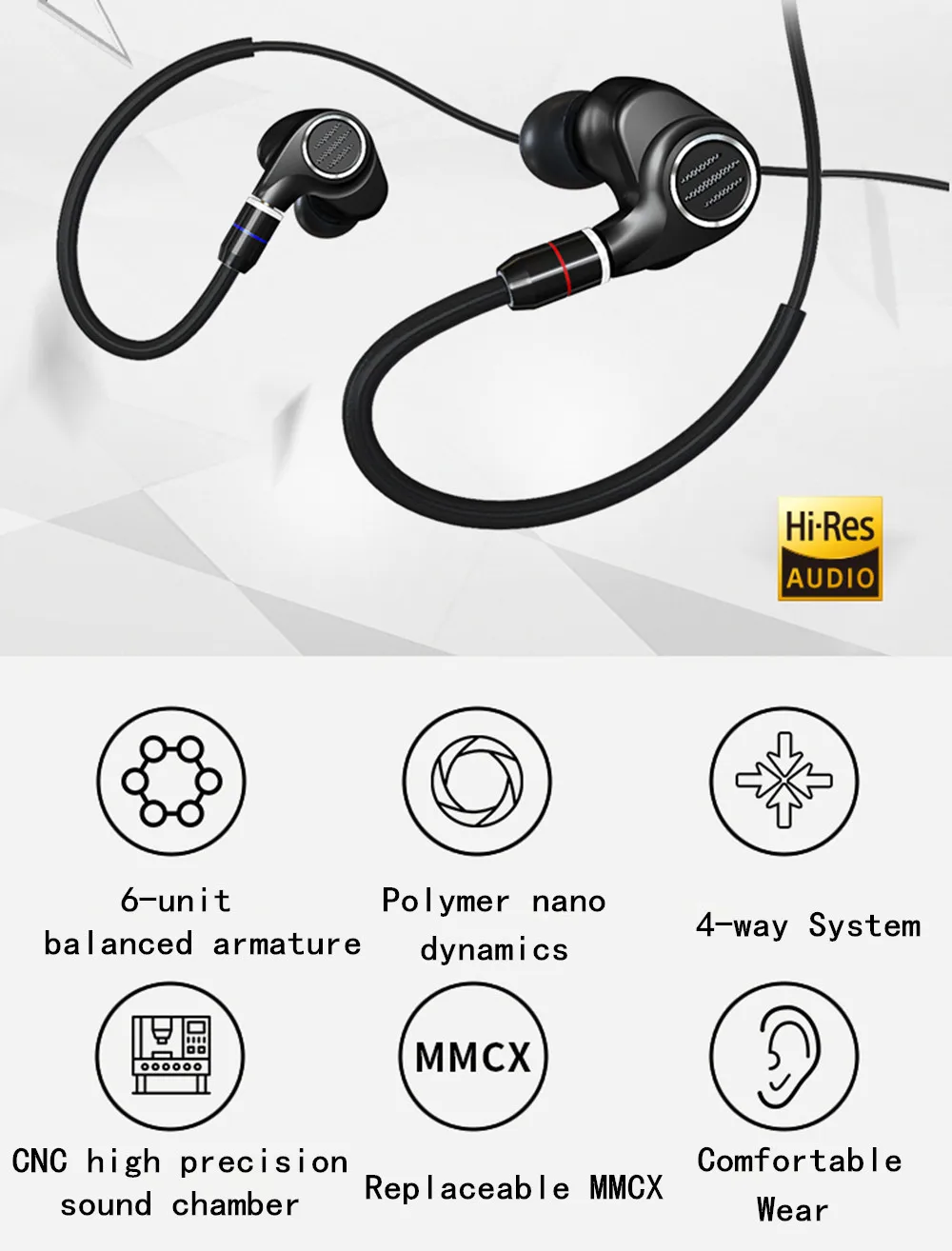 BGVP DMS 1DD+ 6BA 6BA+ 1DD гибридные наушники в ухо HiFi монитор IEM металлические аудиофиловые наушники DMG DM6 DM7 DS1 DX3 AS16 T2 ZS10