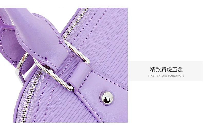 New Cowhide Female Entrapment Signature Shell cow Leather Female Packets Shoulder Hand Strap Bag