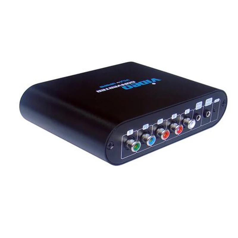 Портативных ПК VGA к компоненту 5RCA аудио-видео конвертер Splitter поддерживает и
