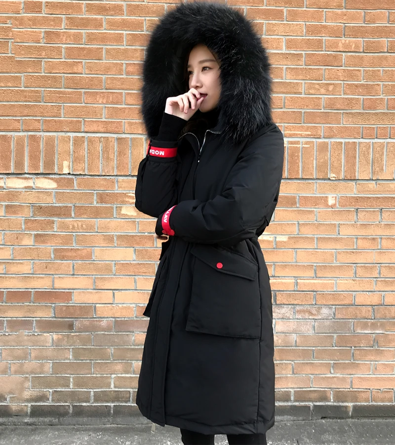 Новинка размера плюс 5XL 6XL зимняя куртка с толстым мехом с капюшоном женское длинное пуховое пальто теплая парка Mujer Invierno