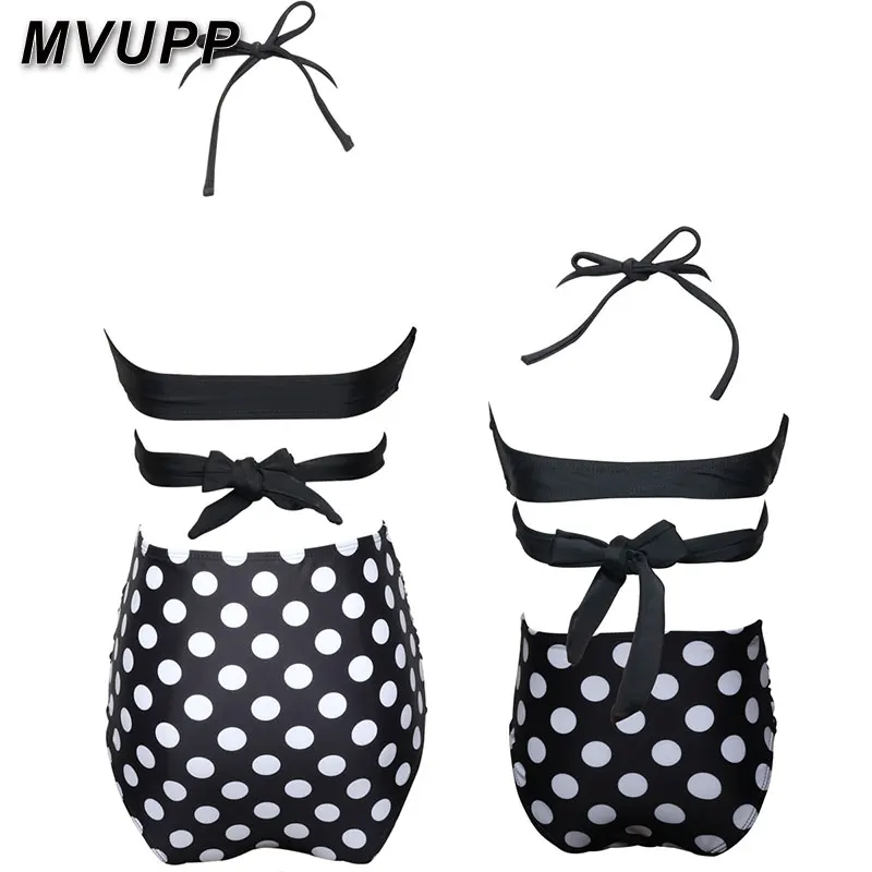 Купальный костюм для мамы и дочки одинаковые комплекты семьи купальный Одежда