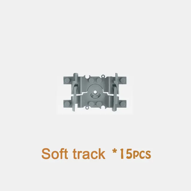 soft track KAZI Technic питание от электросети Совместимо с Kazi классические гибкие городские Железнодорожные Строительные блоки для мальчиков Игрушки для детей - Цвет: soft track