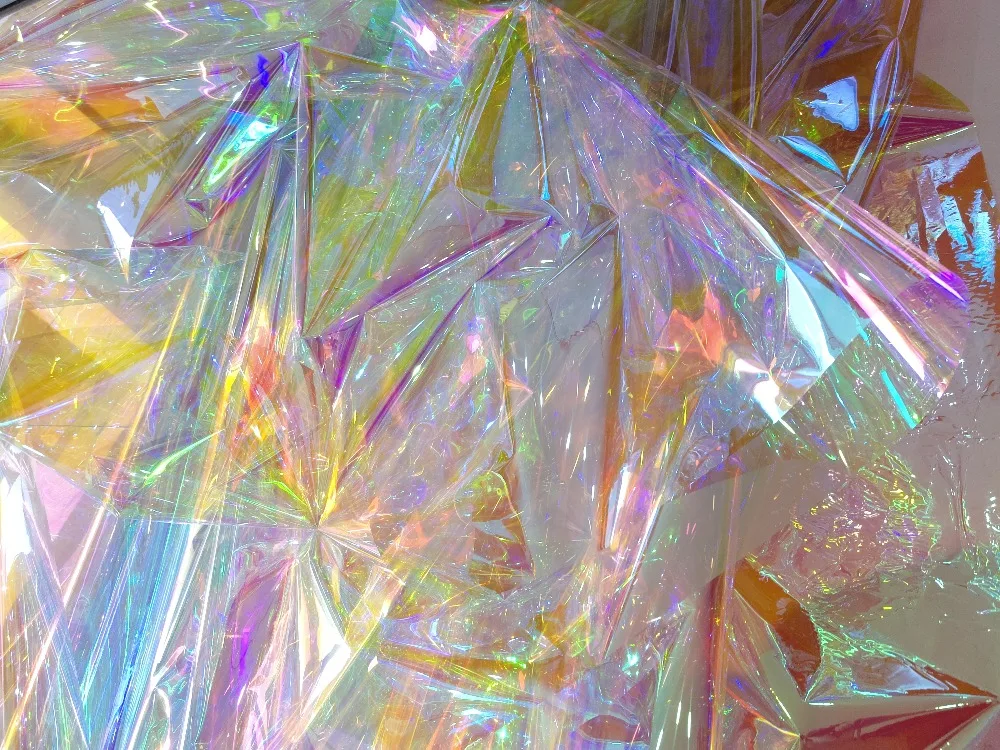 22mic JR 2290 01 USA Dichroic Angelina Crystalina Fantasy PET переливчатая Радуга Film 1020 мм W * 150m