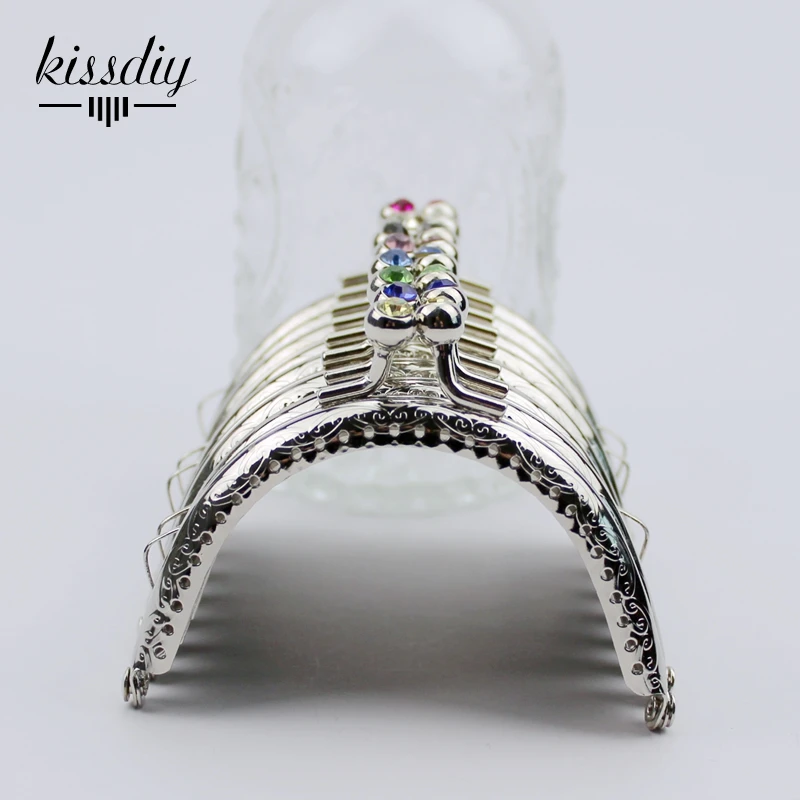 KISSDIY 16 шт./лот 8 5 см серебряным тиснением тон со стразами и круглым носком