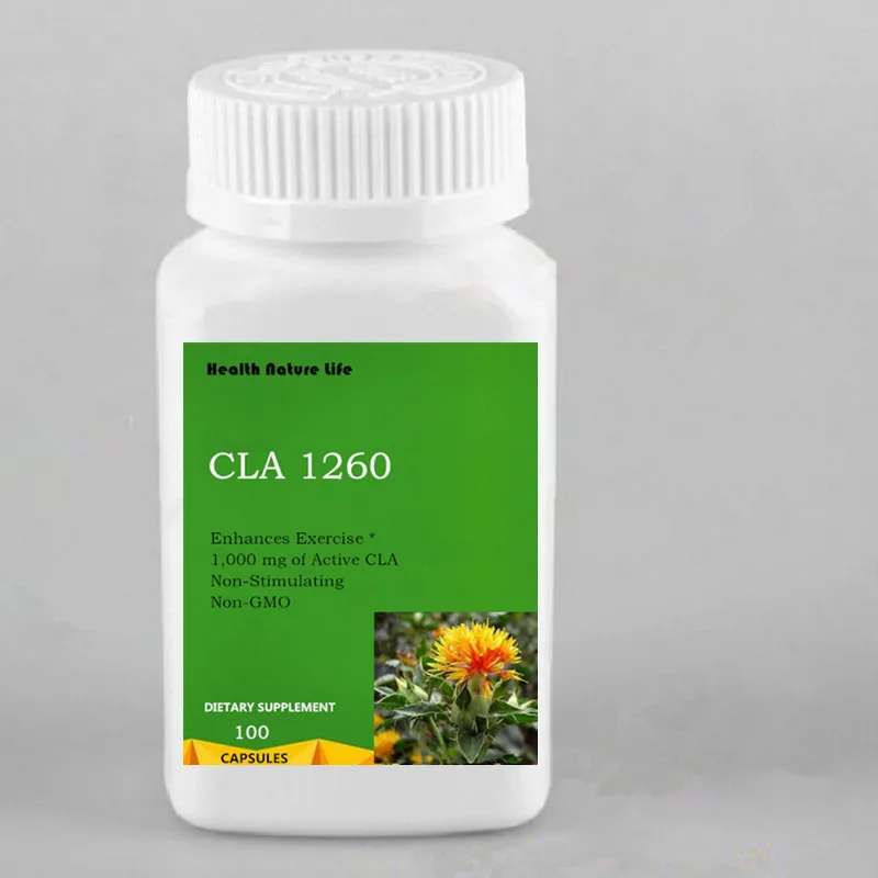 1 bottle CLA 1260, высокая мощь, естественная потеря веса, увеличение мышечной массы, без ГМО, экстракт семян сафлора - Цвет: 1 bottle