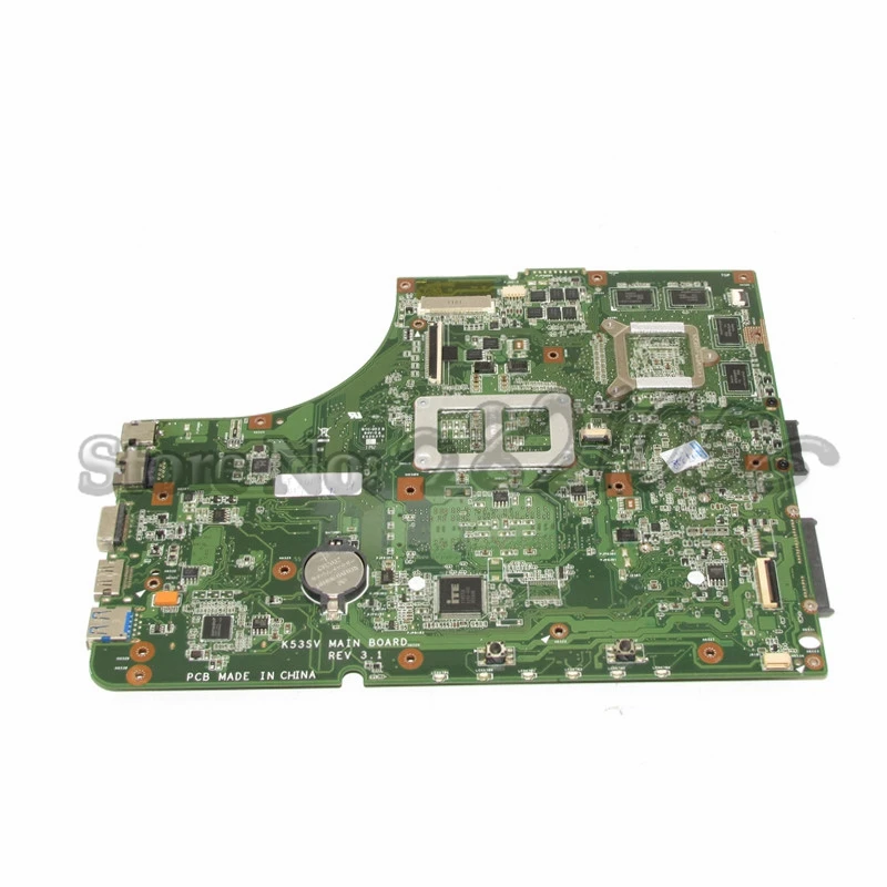 NOKOTION материнская плата для ноутбука Asus K53S X53S A53S K53SV REV 2,3 PC основная плата HM65 DDR3 GT540M