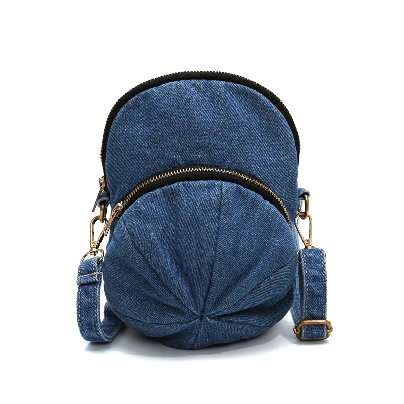 Сумка на плечо женская джинсовая в стиле хип-хоп | Багаж и сумки