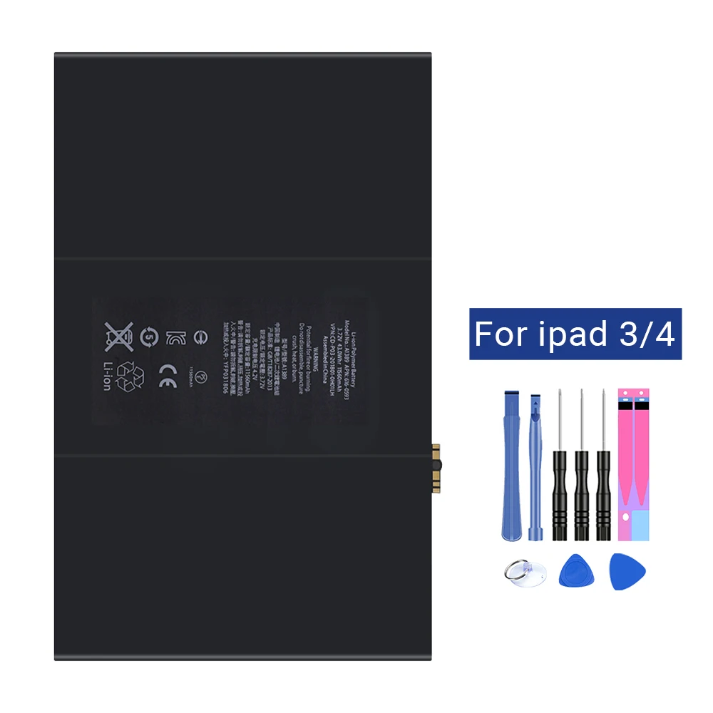 Одежда высшего качества планшет Батарея для iPad 3 3rd 4 4th Gen A1403 A1416 A1430 A1433 A1459 A1460 A1389