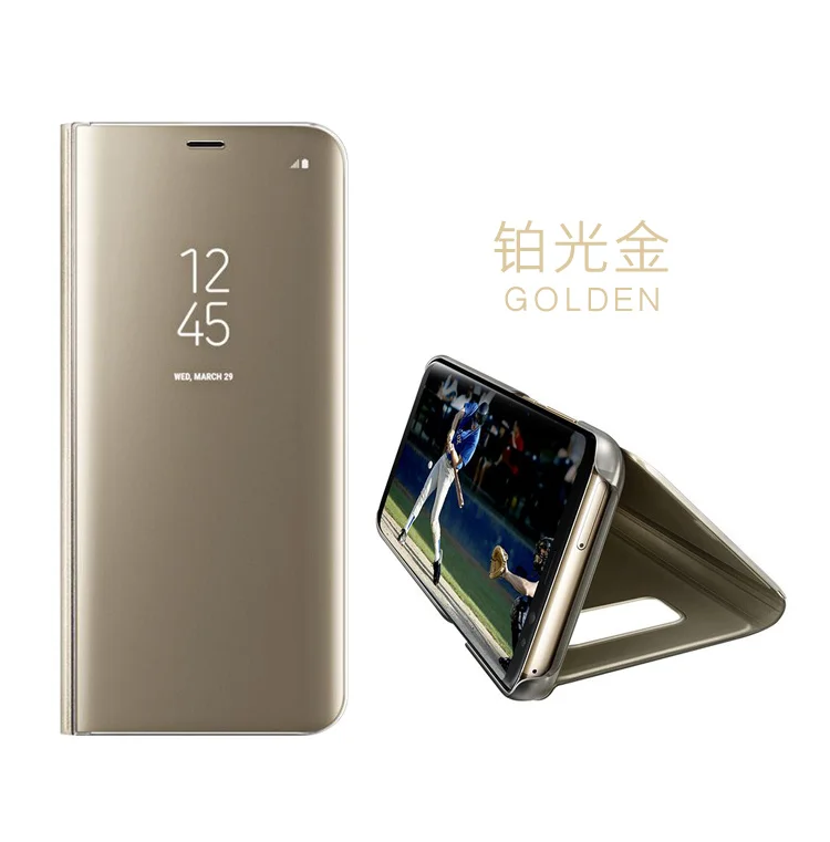 Чехол для Samsung Galaxy A3 A5 A7 чехол Clear View смарт-крышка для Samsung Galaxy A3 20 A520 A720 F зеркальный флип-чехол