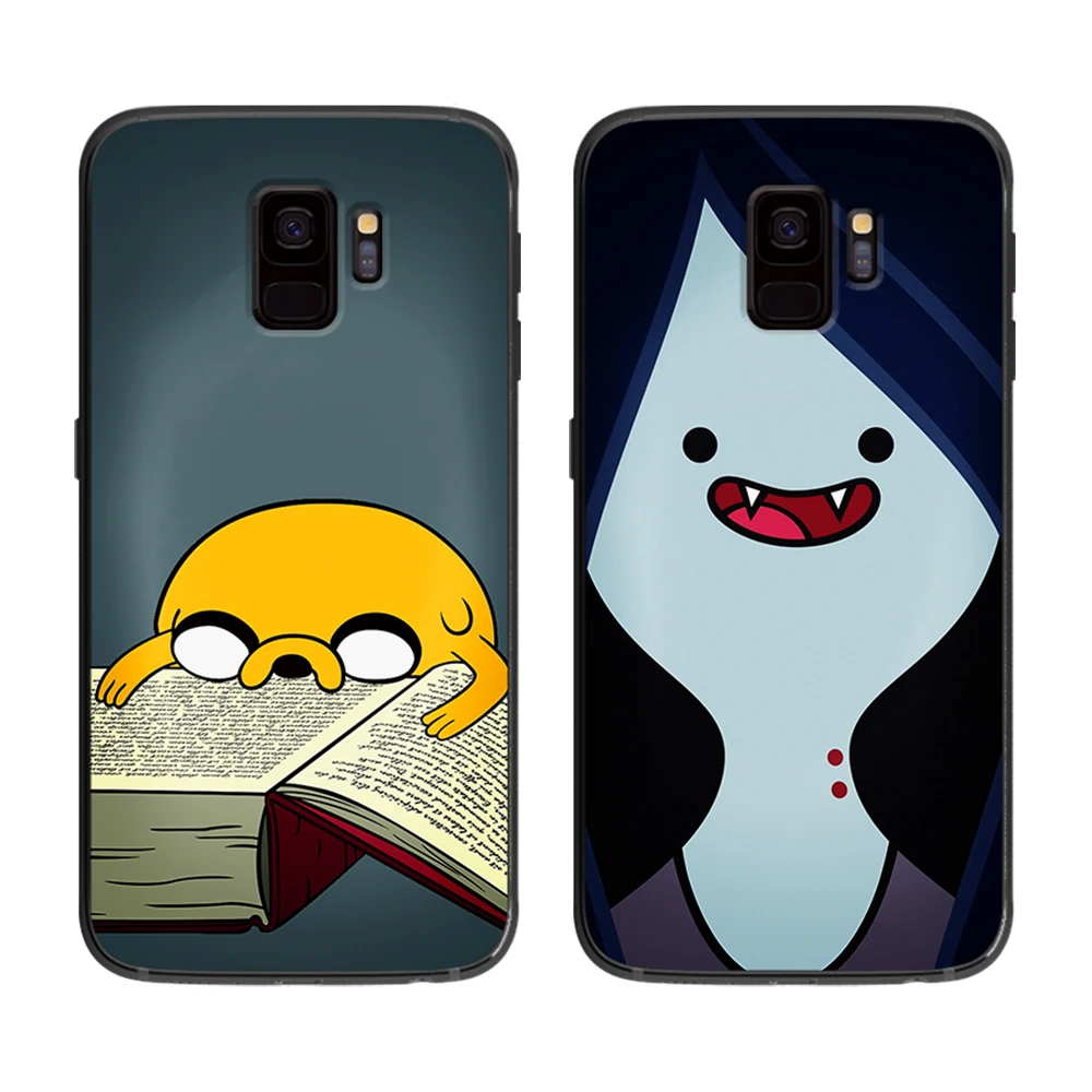 cartoon Adventure Time soft phone cover case for Samsung Galaxy S6 S7 S8 S9 S10e Plus Note 8 9 CASES | Мобильные телефоны и