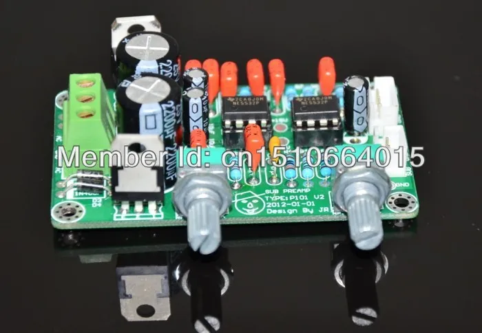 Моно плата предварительного усилителя NE5532 фильтра нижних частот специальный