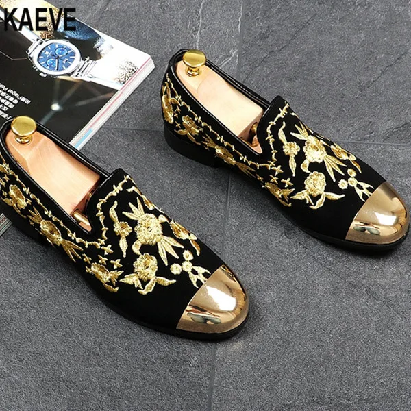 

2016 New Men Loafer Causal Slip On Flats Floral Driving Loafer Embroidery Creepers Sapatos Masculinos Zapatos Tenis Masculino