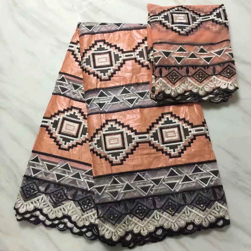2019 Новый дизайн африканская кружевная ткань вышитые ткани высокого качества