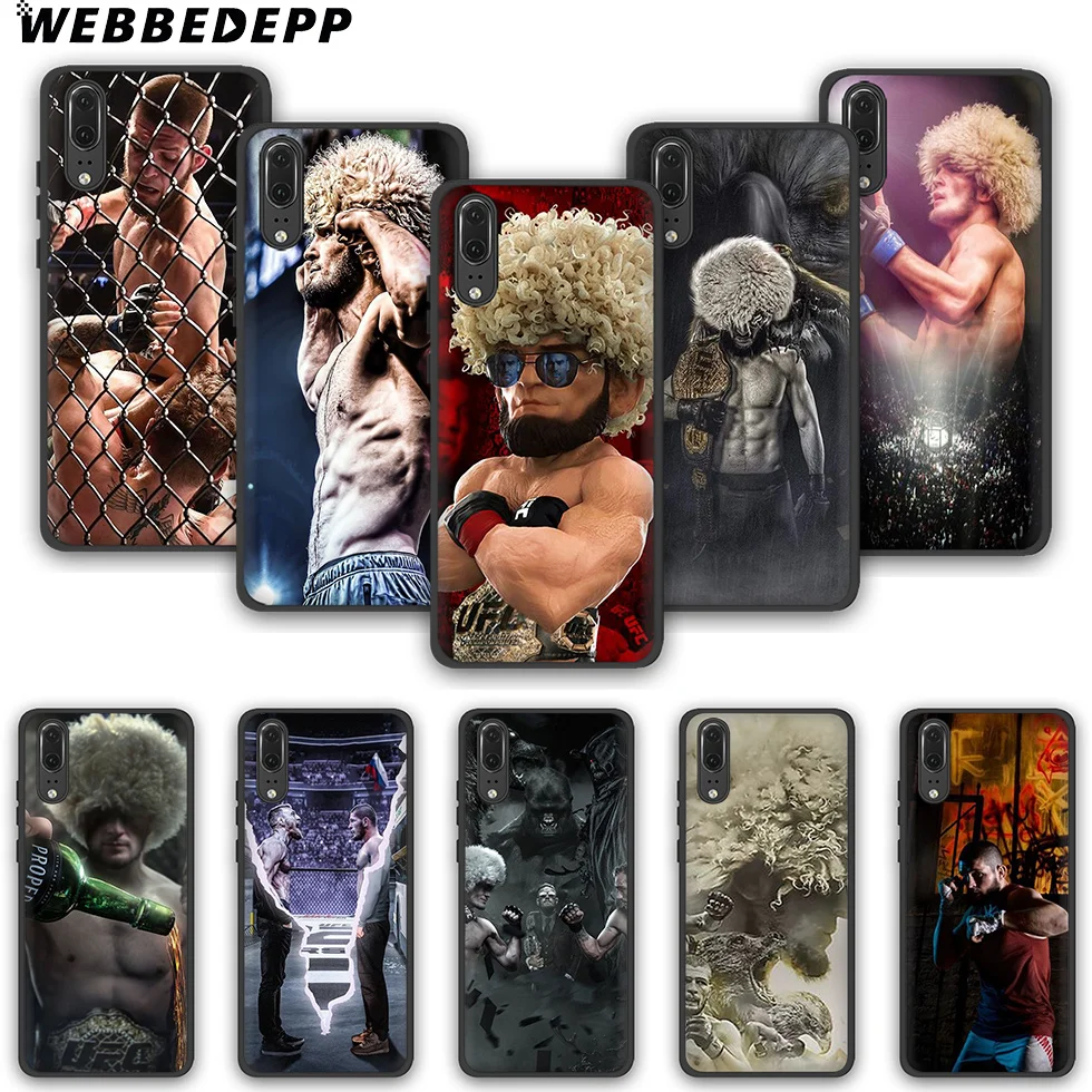 WEBBEDEPP Habib Nurmagomedov TPU Phone Case for Huawei P10 P20 P30 Lite Pro Y6 Y7 prime 2018 Y9 2019 |