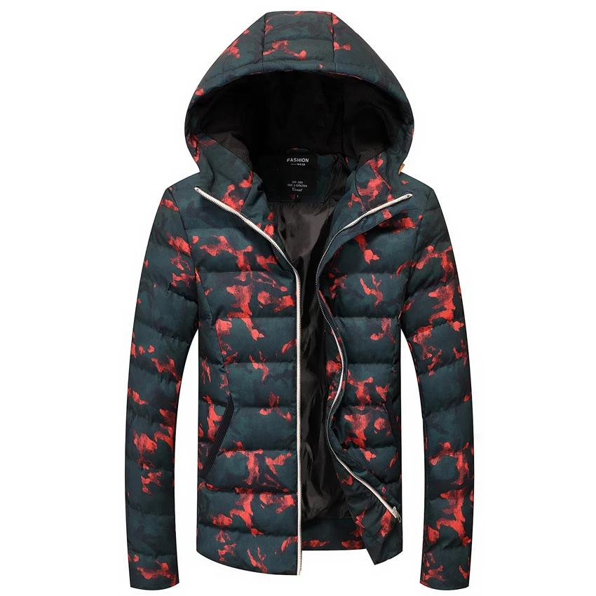 Коллекция 2018 зимние мужские куртки толстые теплые парки 4XL повседневные с
