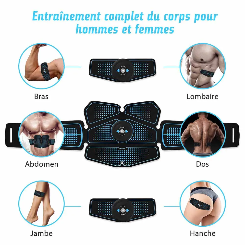 Тренажер для мышц Abs электростимулятор дома тренажерного зала фитнес