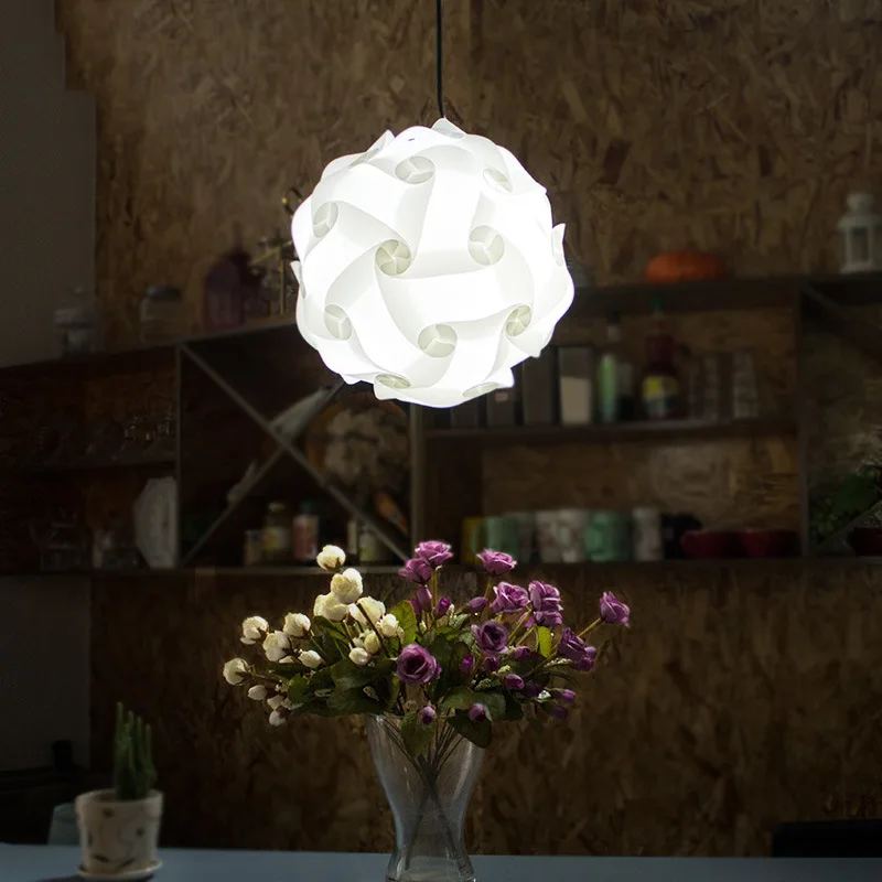 Простая индивидуальная сферическая люстра для защиты окружающей среды из ПВХ