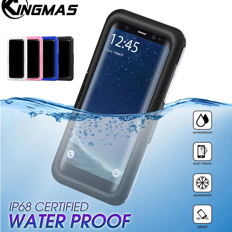 Waterproof Phone Case for Samsung Galaxy S9 Plus Swimming Diving Cover For Silica gel shell Coque |