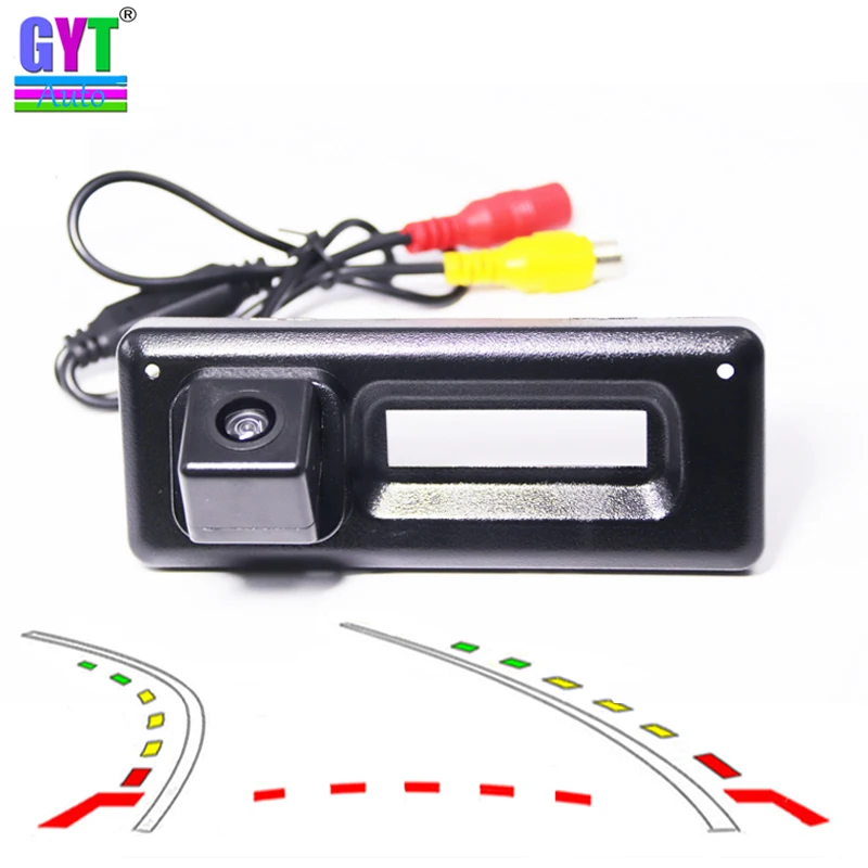 Динамическая траектория треков автомобиля заднего вида парковочная камера для