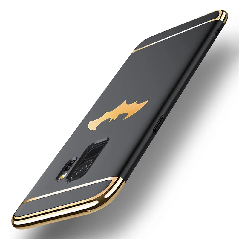 Жесткий чехол BFOLLOW Batman для Samsung Galaxy S9/S9 Plus/Note 8 Note 9/S8/S8 Plus 3 в 1 чехол-накладка |