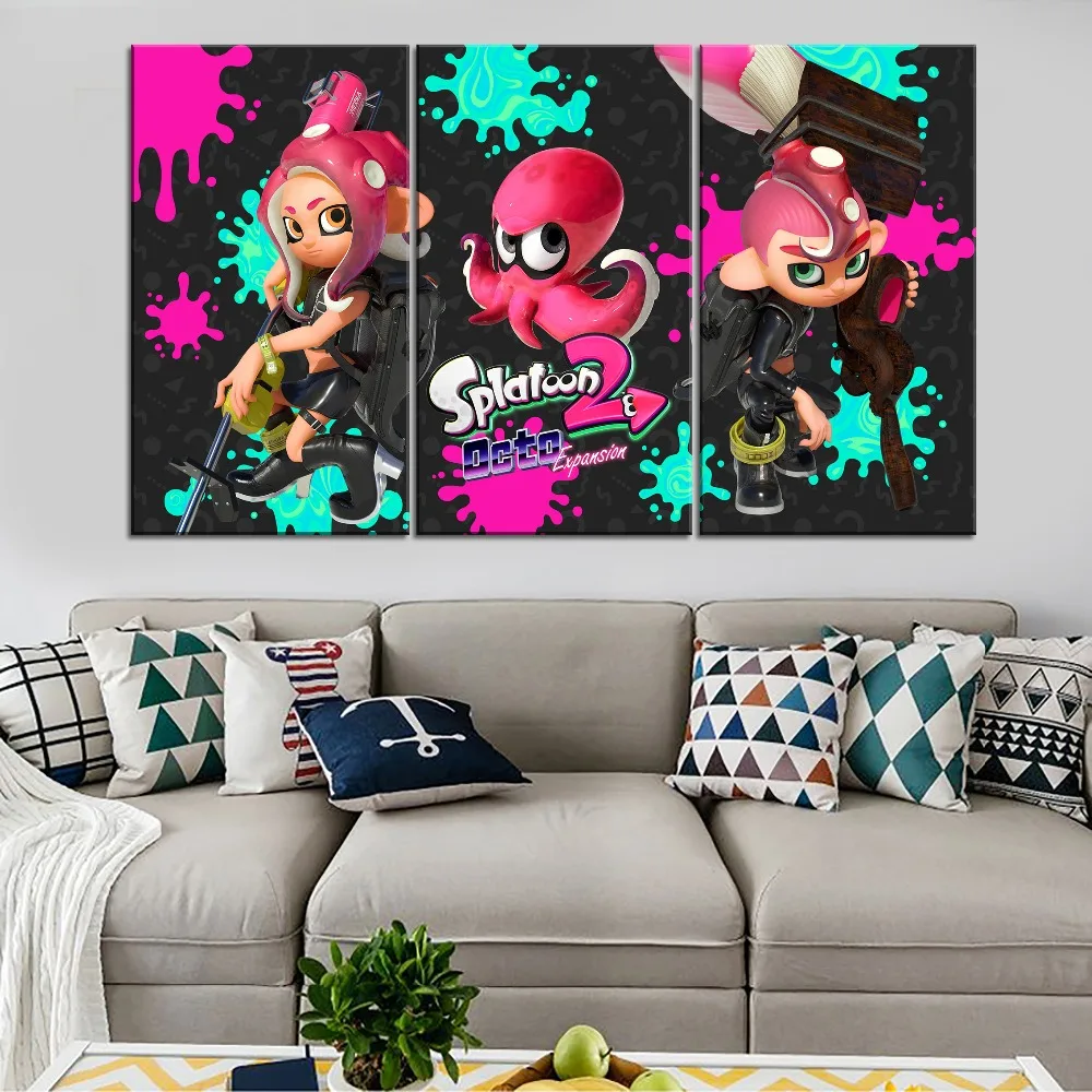 Картина из игры Splatoon 2 Современная Декоративная Настенная картина для детской