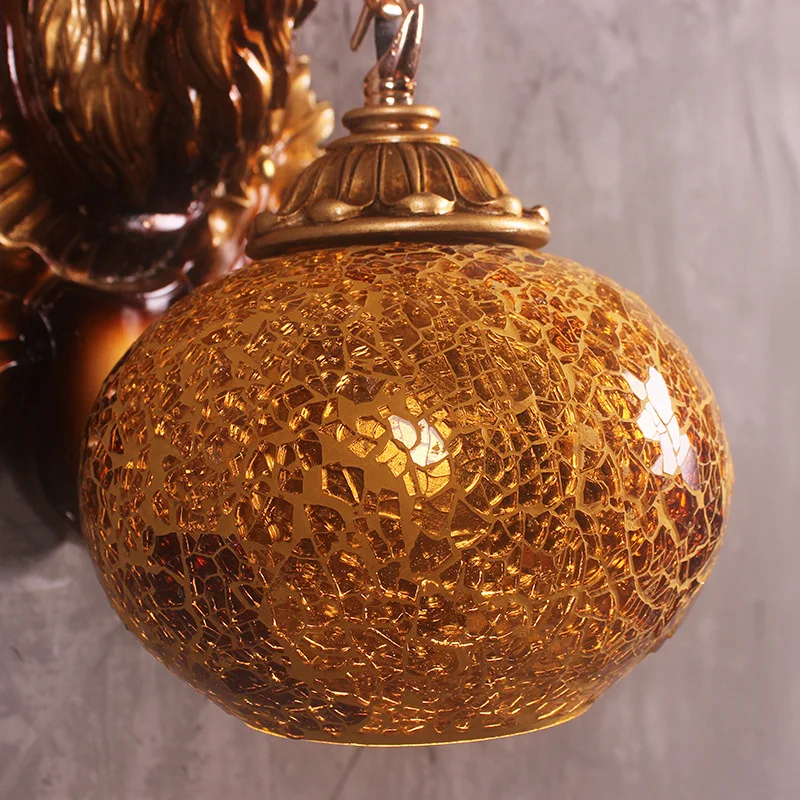 Европейский внутренний настенный светильник светодиодный креативный для