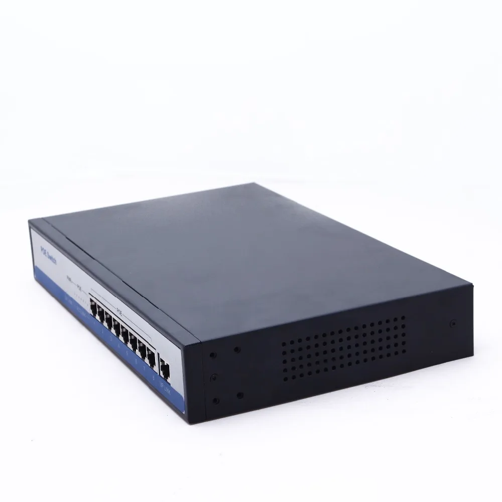 N32 гигабитный коммутатор poe 8 портов 10/100/1000 Мбит/с rj45 lan hub ethernet 50V3A IEEE802.3af активный