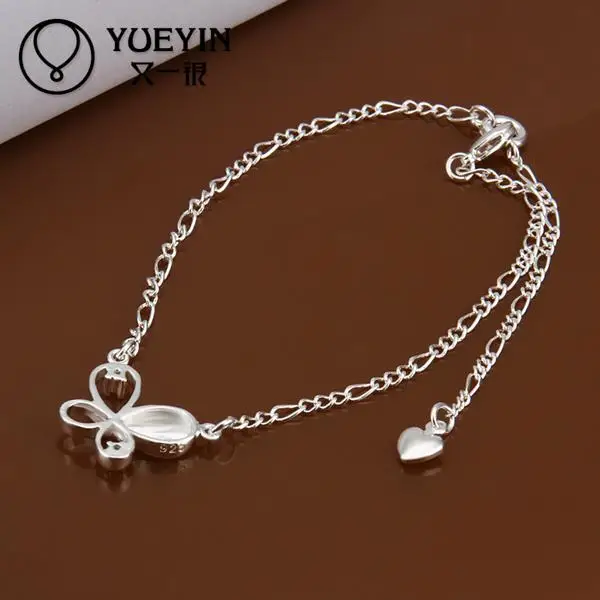 Модные браслеты на ногу серебряного цвета для женщин ювелирные изделия