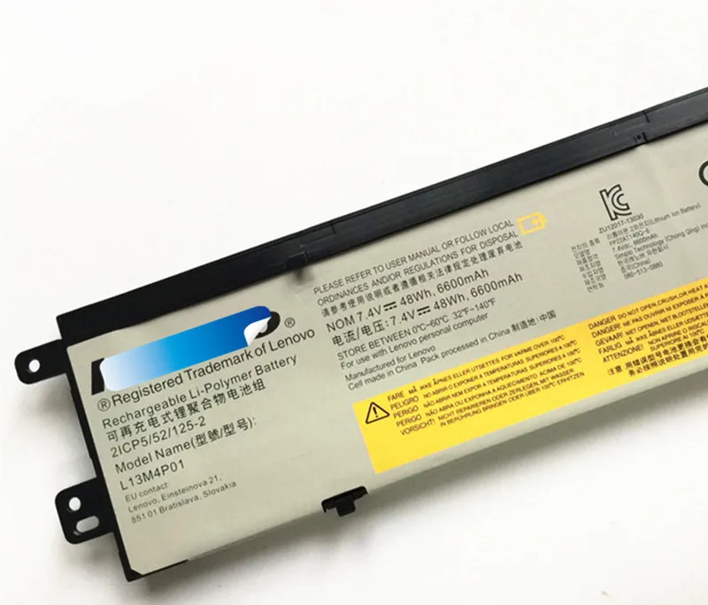 48WH новые оригинальные L13M4P01 батарея для Lenovo Erazer Y40 70 80 70AT IFI серии L13L4P01