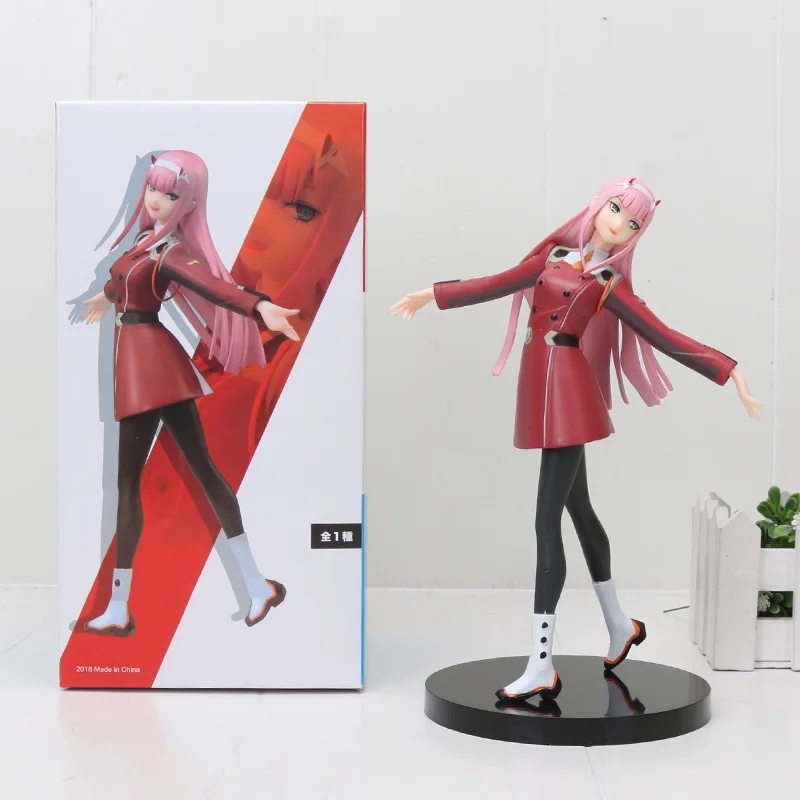 Anime Darling in the Franxx Zero Two 02 EXQ ver. 21 см ПВХ Аниме Фигурки Коллекционная модель куклы
