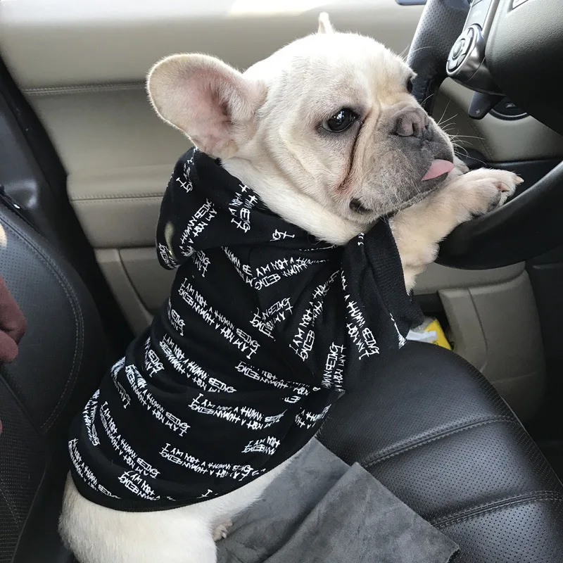 2018 популярная французская одежда для бульдога маленьких собак толстовка