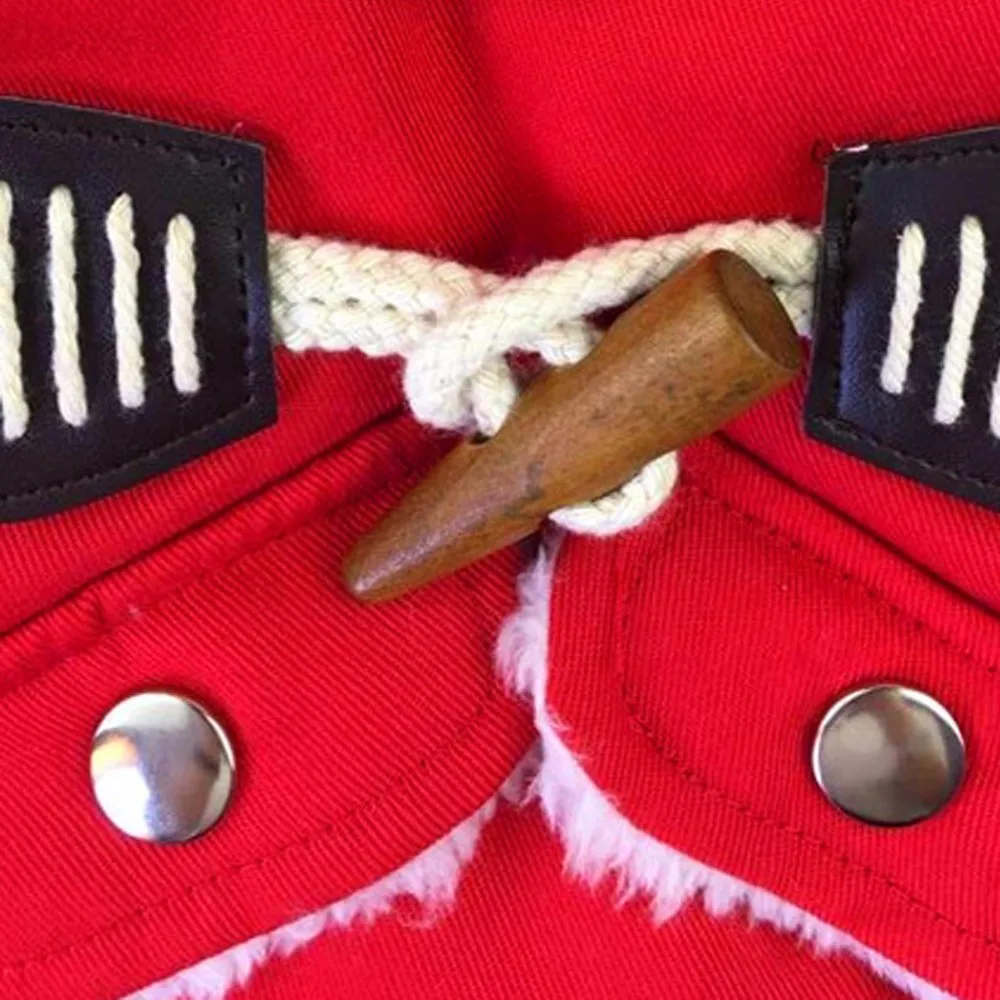 Pet Dog Cat Fur collar Ox horn Button Warm With Thick Coat Sweater Clothes Hood ropa de perro | Дом и сад