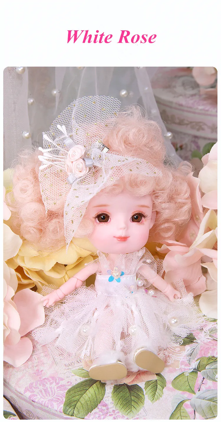 1/12 BJD кукла 26 шарнирное тело 14 см мини кукла DODO ob11 кукла с экипировкой обувь куклы с макияжем и коробкой Набор подарочных игрушек