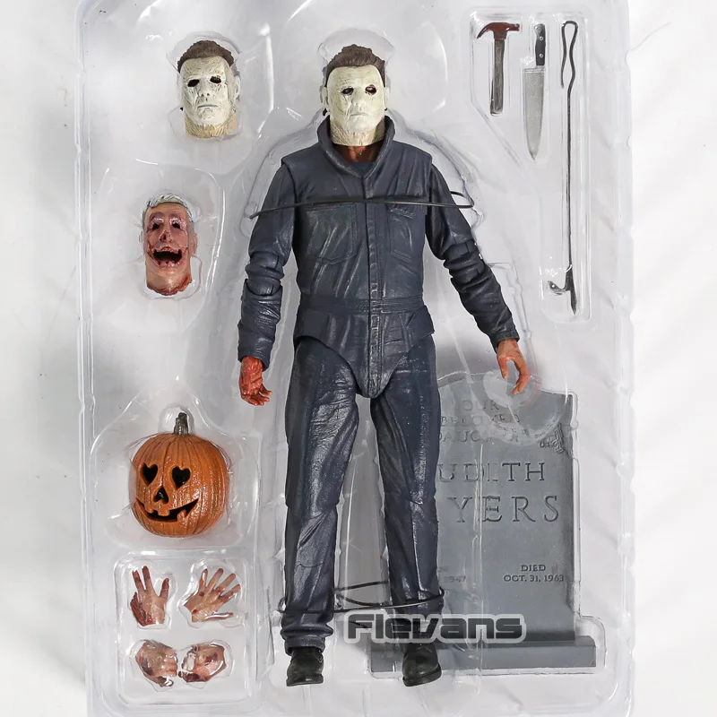 Michael no box NECA Хэллоуин конечная Лори строд Майкл Майерс ПВХ фигурка Коллекционная модель игрушки - Цвет: Michael no box