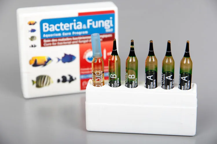 Prodibio Bacteria&ampFungi drugs medicine marine water aquarium fish bacterial blindfolded sick treatment BIO made in France | Дом и сад