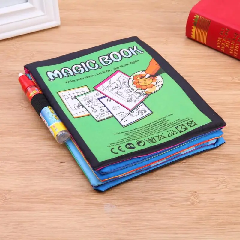 Книга для рисования водой с волшебным животным детская развивающая игрушка