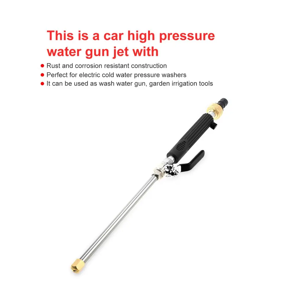 Car High Pressure Power Water Gun Jet Garden Washer Hose Wand Nozzle Sprayer Watering Spray Sprinkler Cleaning Tool | Обустройство