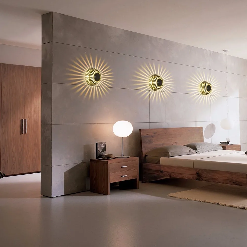 Креативный светодиодный настенный светильник алюминиевый канделябр модный