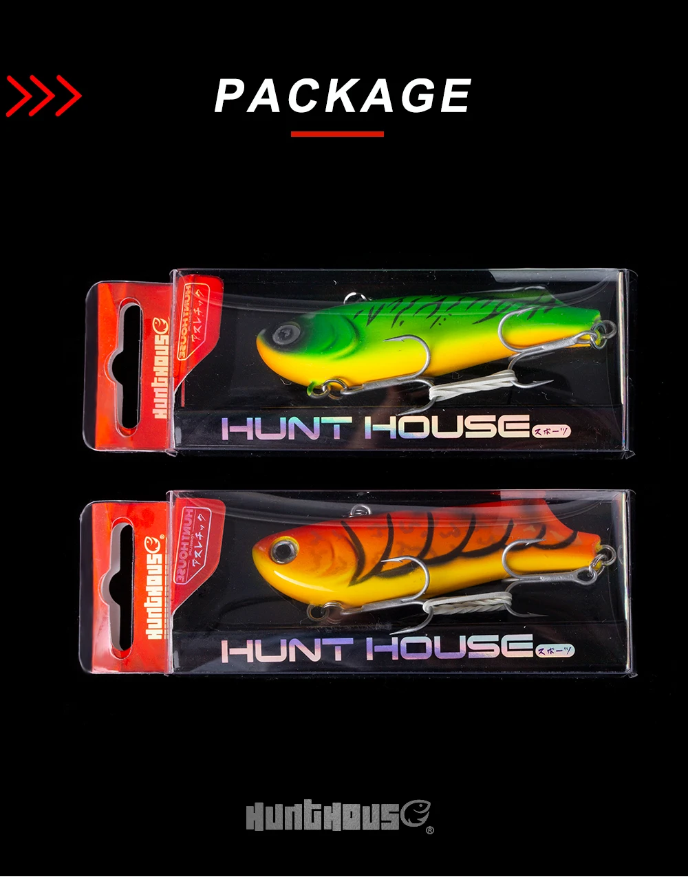 Hunthouse VIB жесткая приманка для рыбалки Вибрация LW126 80 мм 20 г оседающая на дно приманка происхождения крючок для бас щуки zander crankbaits