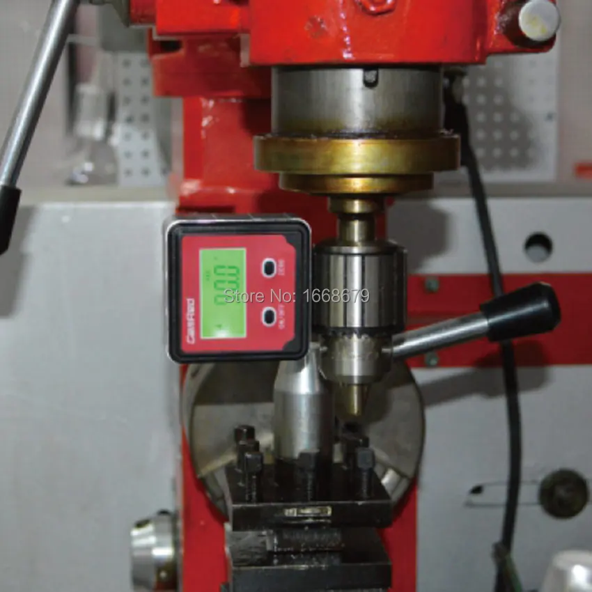 Магнитный угломер электронный инклинометр с спиртовым уровнем и ЖК дисплеем|box