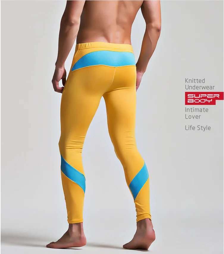 2016 новых людей лонг джонс брюки термобелье сексуальный высокое качество трусы ml