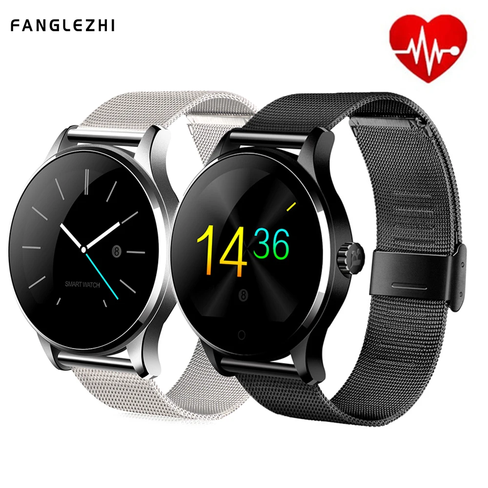 Смарт часы K88H Bluetooth Smartwatch водонепроницаемые сердечного ритма наручные 1 22 дюймов