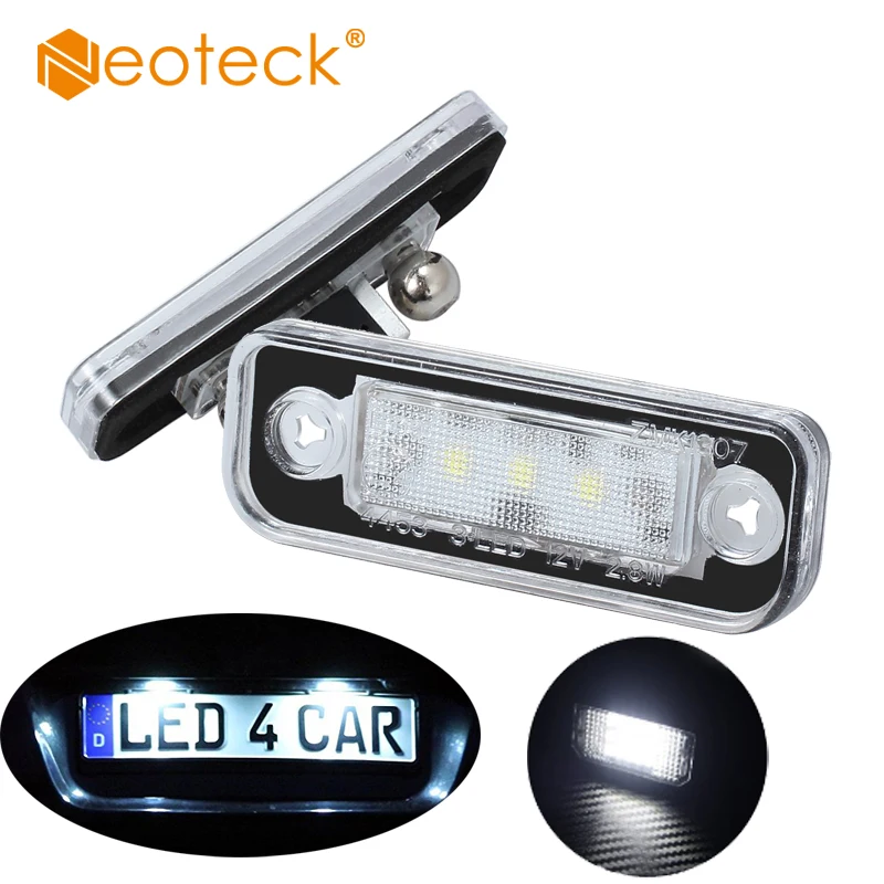 Neoteck 2 шт. SMD номерной знак света для Mercedes Benz SLK R171 S203 W211 S211/1103 E Класс C
