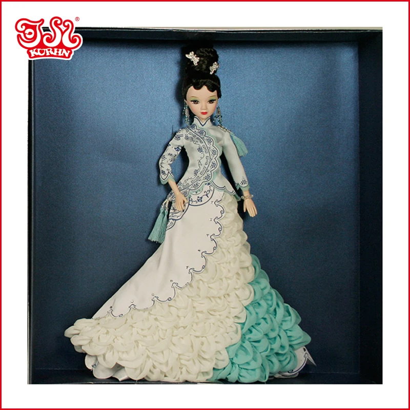 28 см китайская Модная Кукла-невеста Коллекция свадебных подарков #9063 | Игрушки и