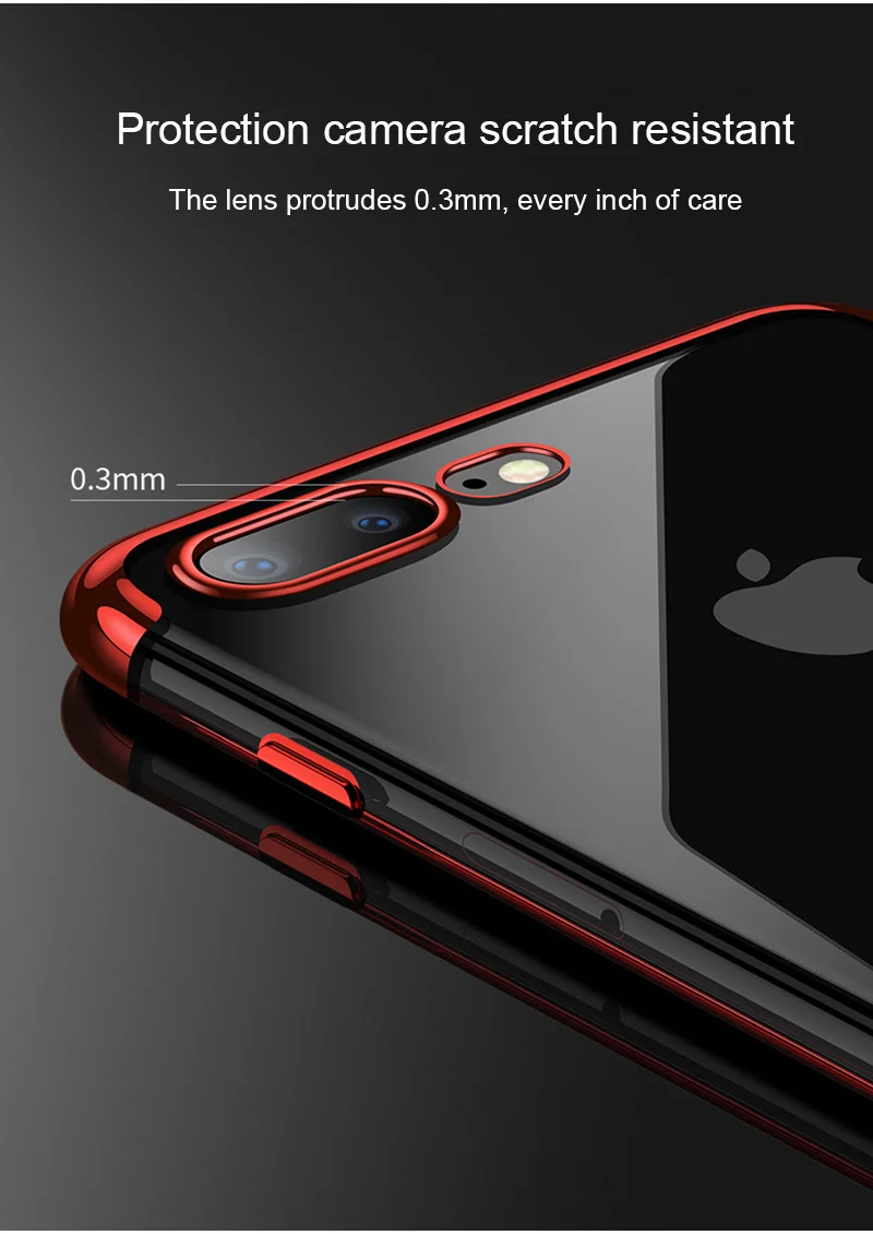 Цветным напылением, чистый мягкий чехол для iPhone 5,8 6,1 6,5 для iPhone X 10 6 S, 6, 6 Plus, 6S Plus, 7, 8, 7 Plus, 8 Plus, ультра тонкий чехол