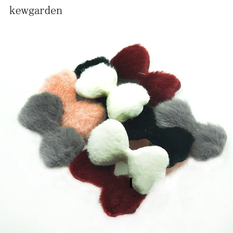 Kewgarden DIY волос бант брошь материал аксессуары имитация кролика плюшевый ручной